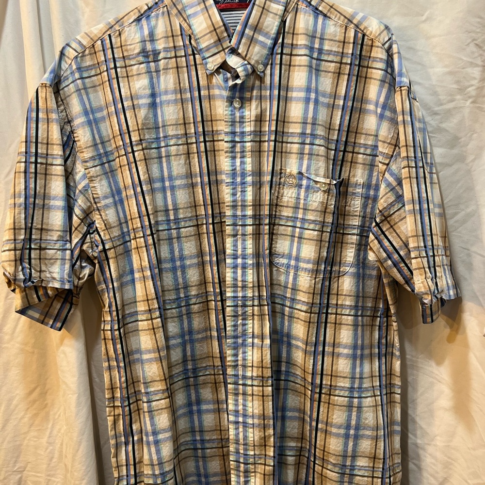 XL George strait short sleeve button up shirt